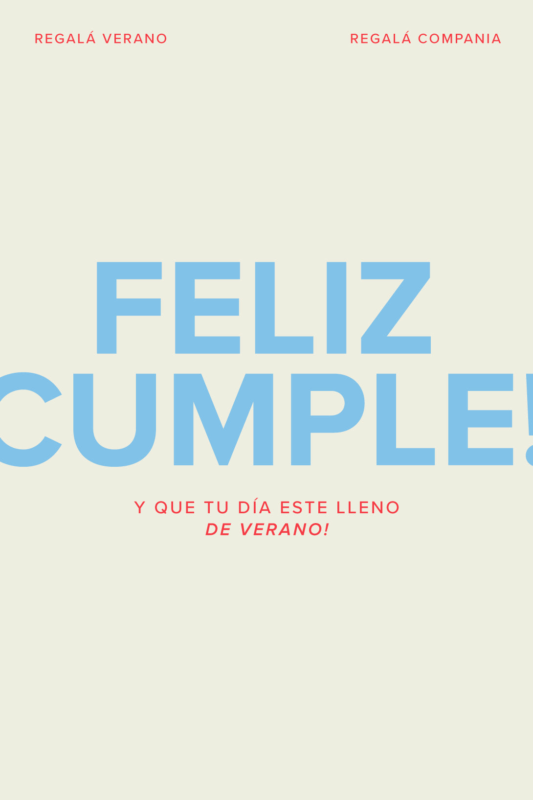 GIFT CARD Feliz cumple