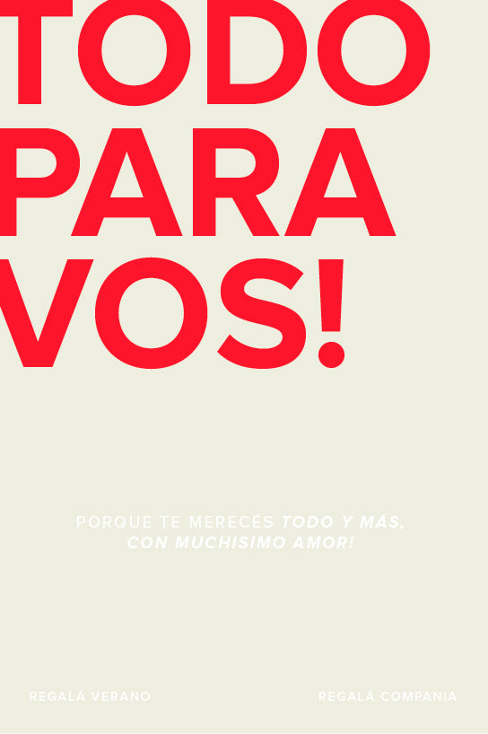 GIFT CARD Todo para Vos