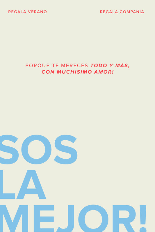 GIFT CARD Sos la mejor .