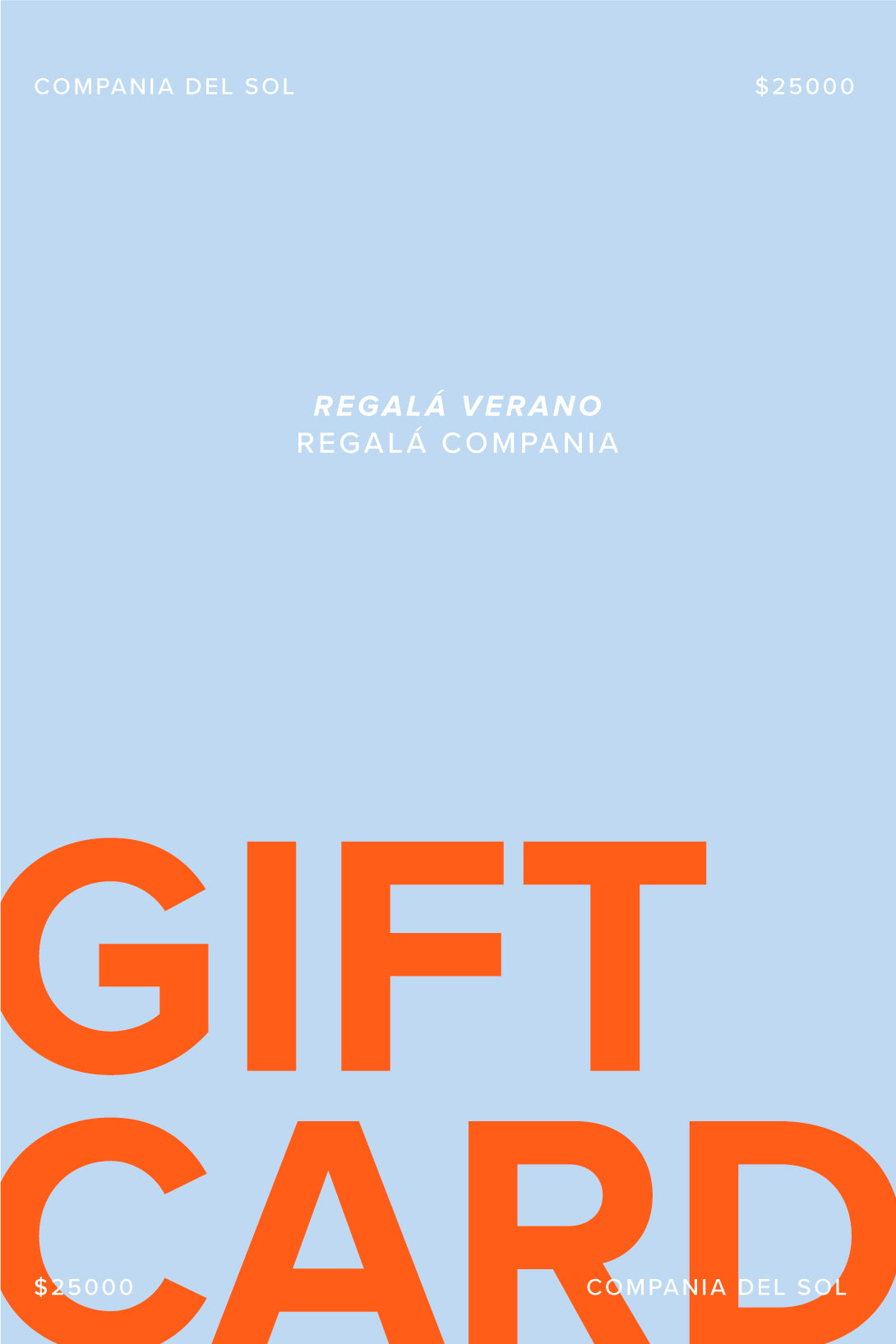 Producto GIFT CARD $25.000 - 