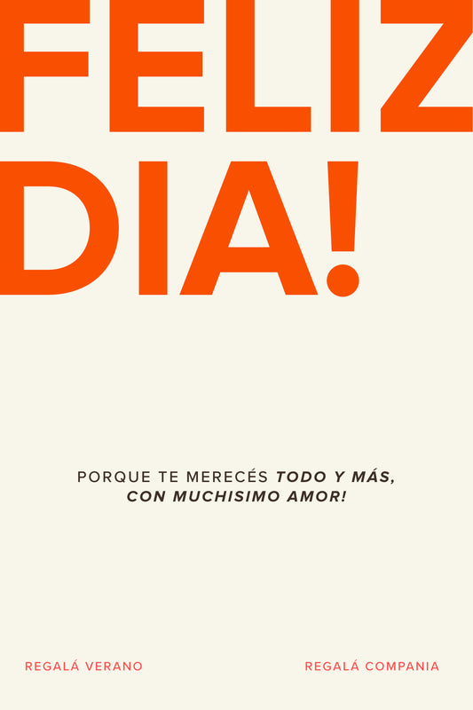 GIFT CARD Feliz dia