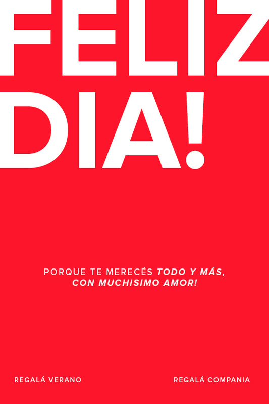 GIFT CARD Feliz dia