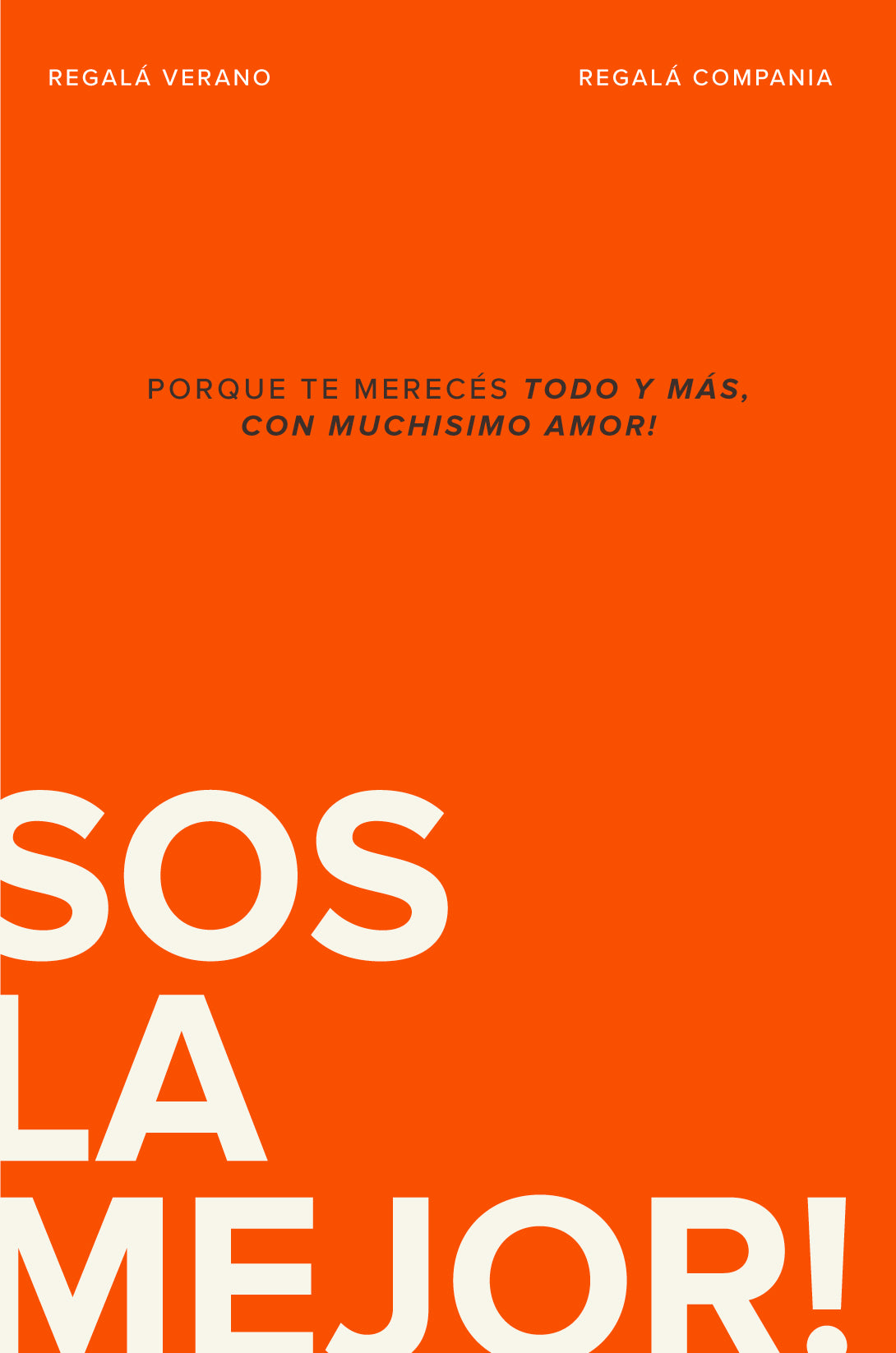 GIFT CARD Sos la mejor .