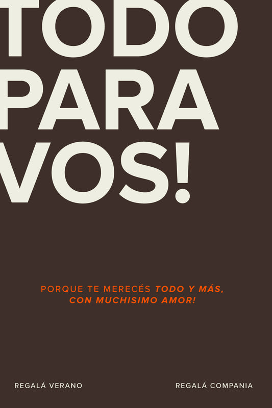 GIFT CARD Todo para Vos