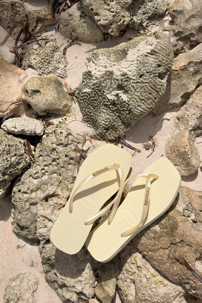 HAVAIANAS SLIM SQUARE METALIC